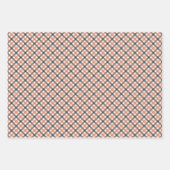 Herbst-Gingham-Farben, Geschenkpapierbögen Geschenkpapier Set (Vorderseite)