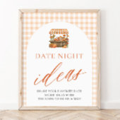 Herbst-Gingham-Frisch-auf-dem-Markt-Date-Night-Ide Poster