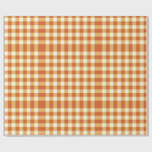 Herbst-Gingham-Geschenkverpackungspapier Geschenkpapier (Flach)