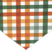 Herbst Gingham Herbst Kurzer Tischläufer (Ecke)