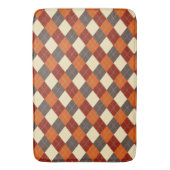 Herbst-Gingham-Muster Badematte (Vorderseite Vertikal)