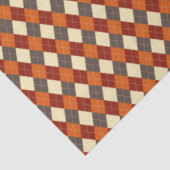 Herbst-Gingham-Muster Seidenpapier (Ausschnitt)