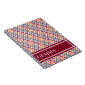 Herbst-Gingham Notizblock (Rechte Seite)
