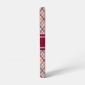 Herbst-Gingham Samsung Galaxy Hülle (Linke Seite)