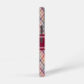 Herbst-Gingham Samsung Galaxy Hülle (Rechte Seite)