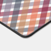 Herbst-Gingham Schreibtischunterlage (Ecke)