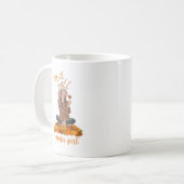 Herbst-Girl-Tasse Kaffeetasse (Vorderseite Links)