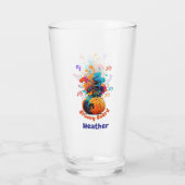 Herbst-Glasbecher Glas (Rückseite)