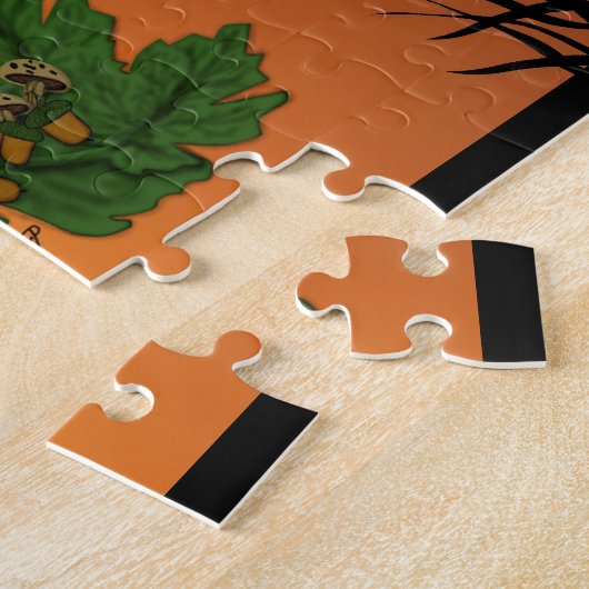 Herbst, glückliches Erntedankfest! Puzzle (Seite)