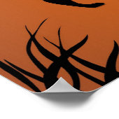 Herbst, glückliches Halloween! Poster (Ecke)