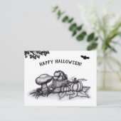 Herbst, glückliches Halloween! Postkarte (Stehend Vorderseite)