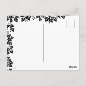 Herbst, glückliches Halloween! Postkarte (Rückseite)