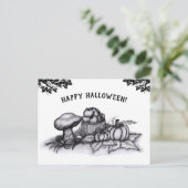 Herbst, glückliches Halloween! Postkarte (Stehend Vorderseite)