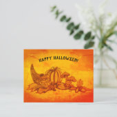 Herbst, glückliches Halloween! Postkarte (Stehend Vorderseite)