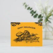 Herbst, glückliches Halloween! Postkarte (Stehend Vorderseite)