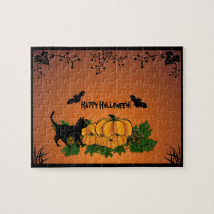 Herbst, glückliches Halloween! Puzzle