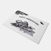 Herbst, Glückwunsch zum Erntedankfest! Fußmatte (Schrägansicht)