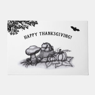 Herbst, Glückwunsch zum Erntedankfest! Fußmatte