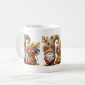 Herbst-Gnom Kaffeetasse (Vorderseite Links)