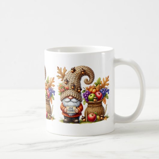 Herbst-Gnom Kaffeetasse (Rechts)