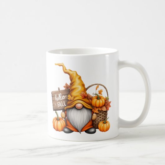 Herbst-Gnom Kaffeetasse (Rechts)