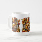 Herbst-Gnom Kaffeetasse (Vorderseite Links)