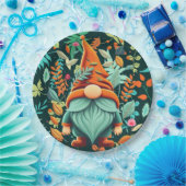 Herbst-Gnom Pappteller (Party)
