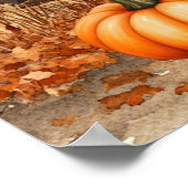 Herbst-Gnom-Plakat Poster (Ecke)