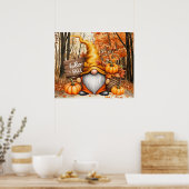 Herbst-Gnom-Plakat Poster (Küche)