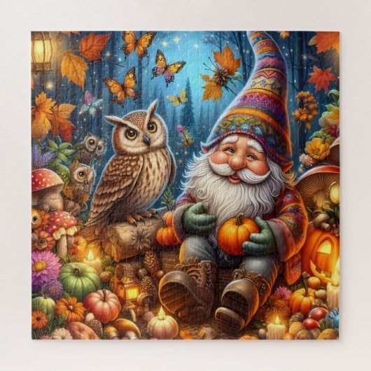 Herbst-Gnom-Puzzle Puzzle (Vertikal)