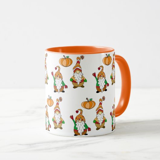 Herbst Gnome Fall SaisonHalloween Tasse (VorderseiteRechts)