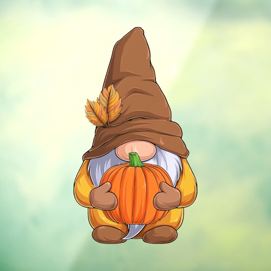 Herbst-Gnome-Fenster Fensteraufkleber (Blatt 3)