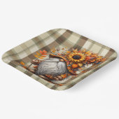 Herbst-Gnome Pappteller (Gewinkelt)