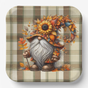 Herbst-Gnome Pappteller