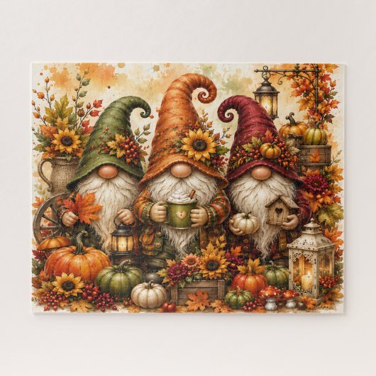Herbst-Gnome-Puzzle Puzzle (Horizontal)
