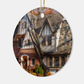 Herbst - GNOME-Zuhause Keramikornament (Links)