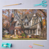 Herbst - Gnome Zuhause Seidenpapier (Basteln)