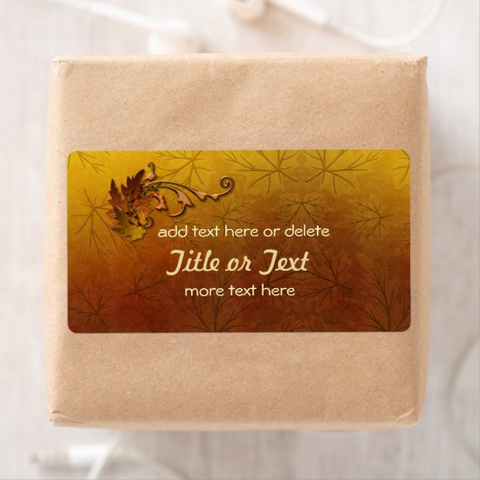 Herbst-Gold-Blätter Hochzeit (Insitu)