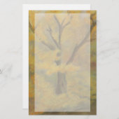 Herbst Gold Briefpapier (Vorne/Hinten)