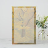 Herbst Gold Briefpapier (Stehend Vorderseite)