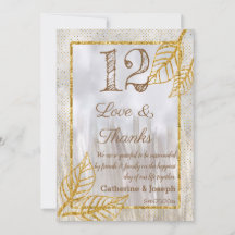 Herbst Gold Kastanien Blätter Tischnummern