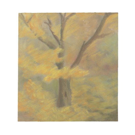 Herbst Gold Notizblock (Vorderseite)