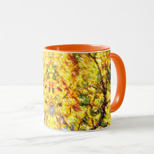 Herbst Gold Tasse (VorderseiteRechts)