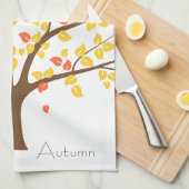 Herbst-Gold-Tree Handtuch (Viertel Falte)