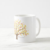 Herbst-Gold-Tree Kaffeetasse (VorderseiteRechts)