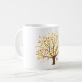 Herbst-Gold-Tree Kaffeetasse (Vorderseite Links)