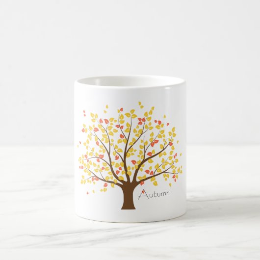 Herbst-Gold-Tree Kaffeetasse (Mittel)