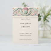 Herbst-Goldblatt-Save-the-Date-Karte Save The Date (Stehend Vorderseite)