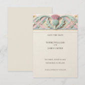 Herbst-Goldblatt-Save-the-Date-Karte Save The Date (Vorne/Hinten)
