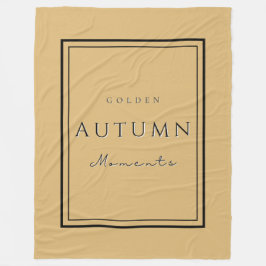 Herbst Golden Moments Fleece Blanket Cosy Fall